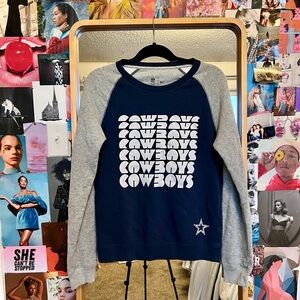 Dallas Cowboys Navy and Gray Sweatshirt